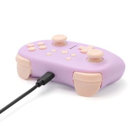 Wireless PokeCon ProSW Lavender for Switch, Macro & Mapping, Joystick, Wired