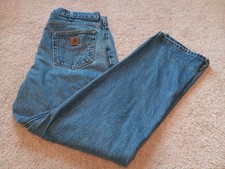 Carhartt Jeans 38x34 (Actual 38x32.5) Men Traditional Fit B180DST Cotton Y2K