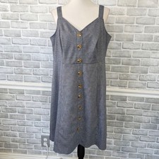 Modcloth Houndstooth Fit and Flare Dress Plus Size 2X Pin Up Rockabilly Classic