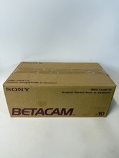 10 Sony Betacam Tapes BCT-30G Box NTSC Lot Bundle of 10 Japan NOS Sealed Vintage