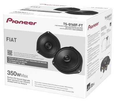 Pioneer TS-Q160F-FT 350W 2Weg Koax  Fiat Opel  4 Ohm Neu von More dB Car Audio
