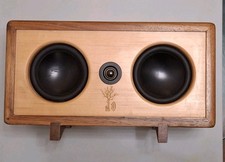 Hardwood Audio Bluetooth speaker Black Walnut  White Oak 16  x8  x7  