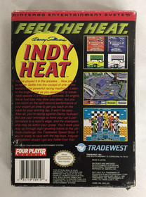 COMPLETO Danny Sullivan's INDY HEAT Nintendo NES manuale CIB BOX cartuccia RACING