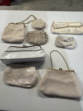 Vintage Beaded Clutch Handbag Evening Purse Lot Kisslock Bijou Turner 8