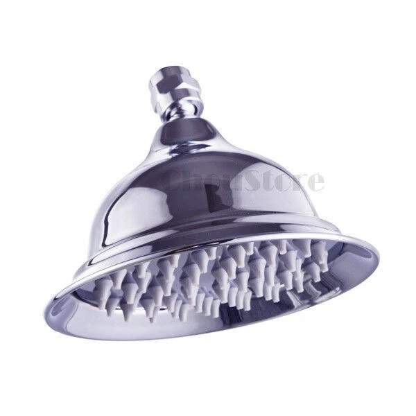 Chrome 8 inch Rain Shower Head Overhead Bath Sprayer Round Bell Shower Replaceme
Opens in a new wind