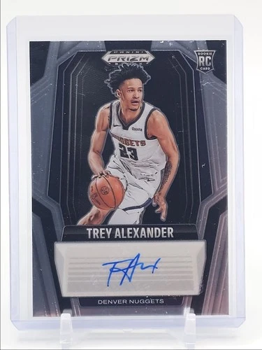 TREY ALEXANDER 2024-25 PANINI PRIZM BLACK ROOKIE SIGNATURES B RC AUTO Q6846