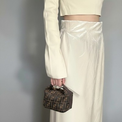 FENDI Zucca Small Vanity Handbag Canvas | eBay