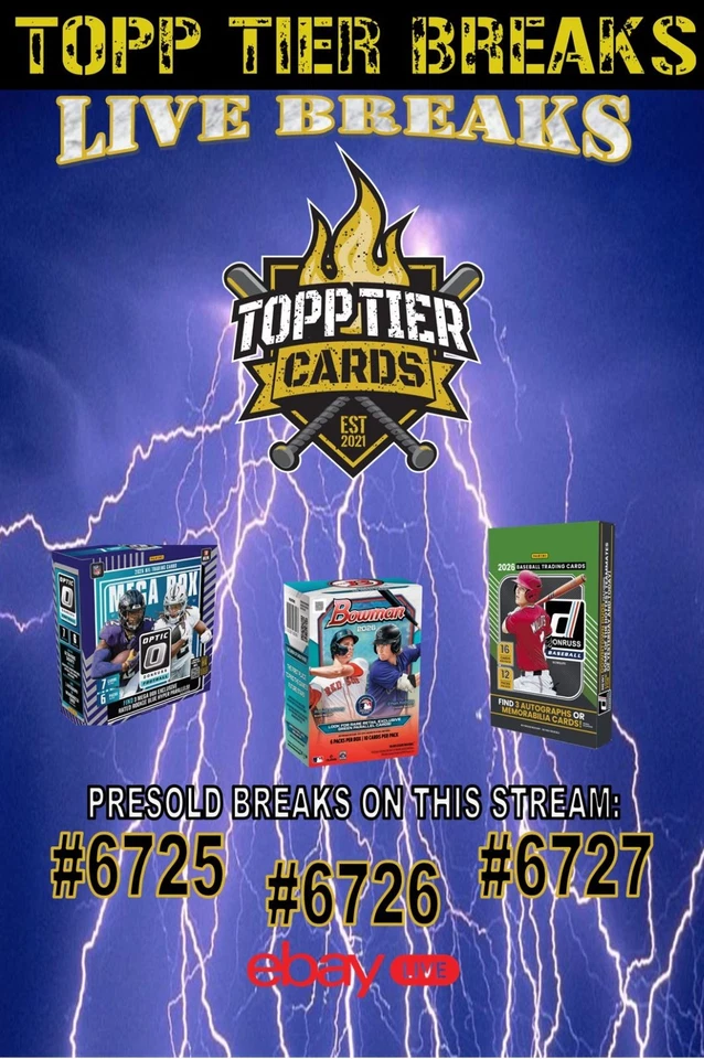 FRIDAY NIGHT BREAKS W/NICK-2026 TOPPS S2, DONRUSS, & 2025 OPTIC FOOTBALL