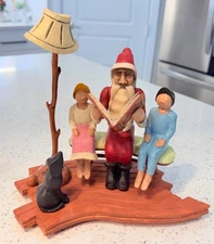 DEMDACO - SOON WOULD BE THERE - SANTA READING TO CHILDREN- RHETT JOHNSON - 2005