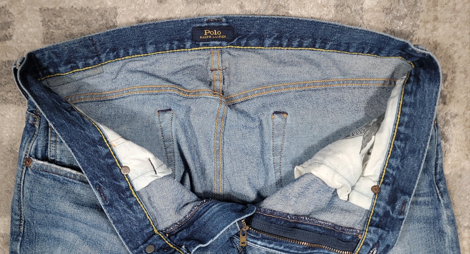 Polo Ralph Lauren The Sullivan Slim Men's Blue Denim Jeans Sz 36x30 thumbnail 5