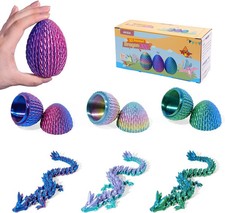 3 Pack Dragon Eggs with Dragon Inside, Dragon Egg Fidget Toy, 3D Dragon Eggs wit