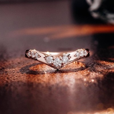 New Round Cut Simulated CZ Prong Women 925 Sterling Silver Engagement Gift Ring