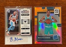 2022-23 Panini Contenders Playoff Ticket Auto /99 + Optic /15 RC Bryce McGowens
