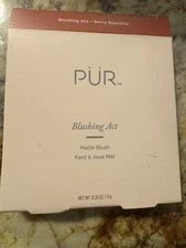 PUR MINERALS SKIN PERFECTING POWDER BLUSHING ACT IN SHADE BERRY BEAUTIFUL 0.28OZ