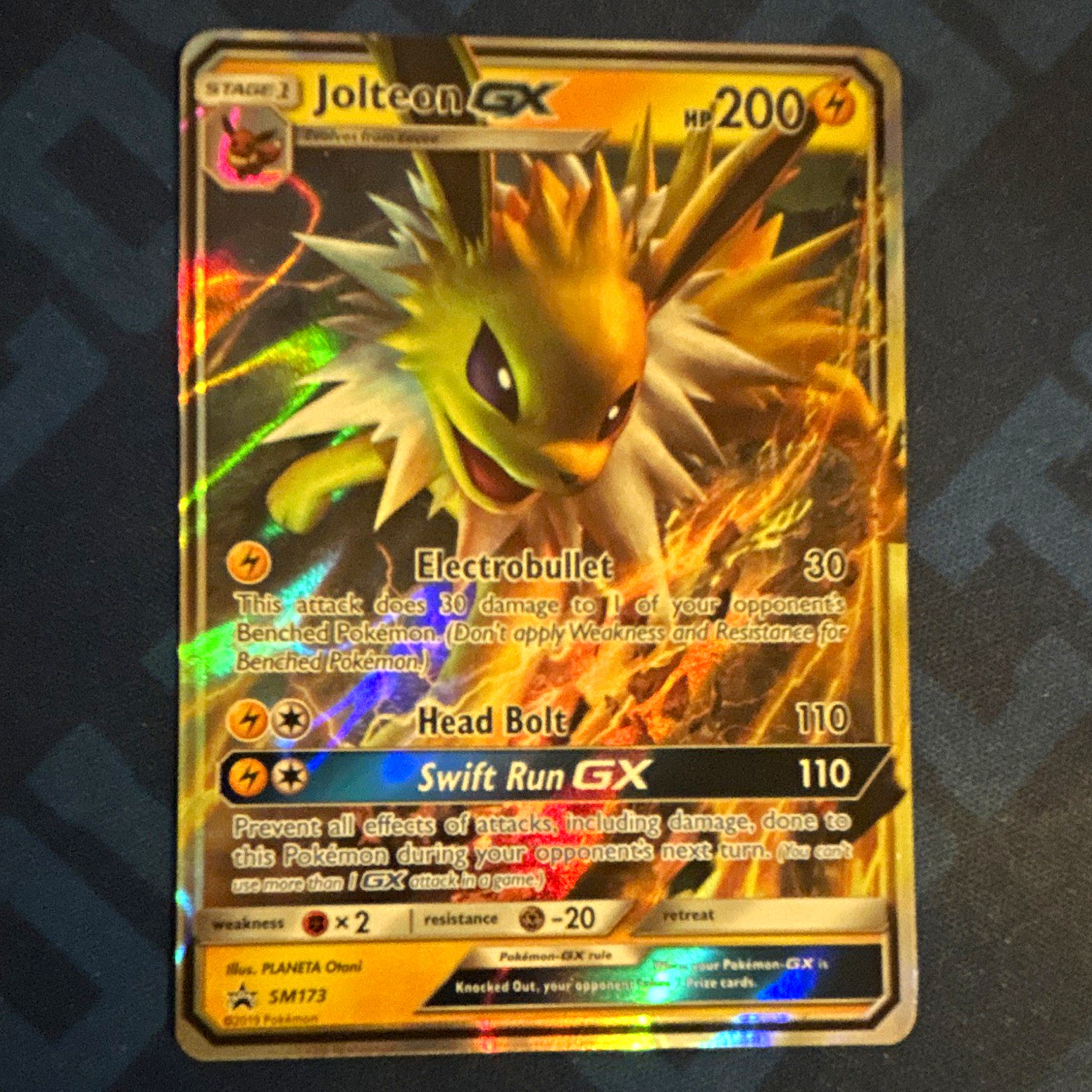The Pokemon Company Pokemon TCG Jolteon GX Promo Holo SM173 EN 2019 200HP