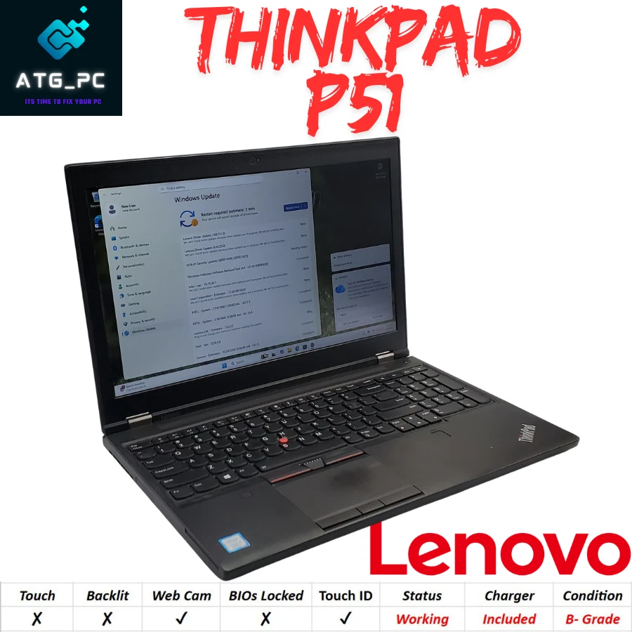 Lenovo Intel Core i7 7th Gen. 16 GB RAM PC Laptops & Netbooks for