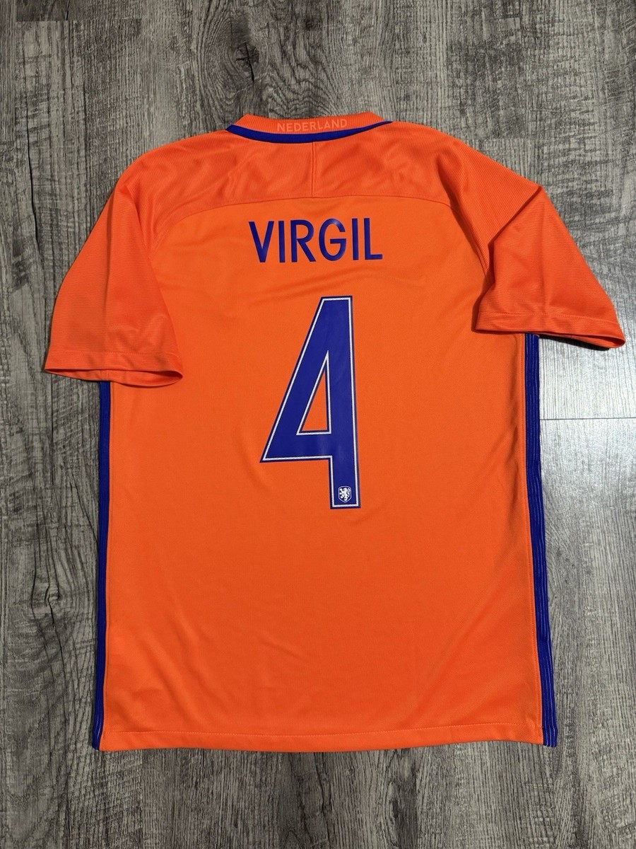 Virgil Van Dijk Netherlands Nike 2016 Jersey Men's Size Medium