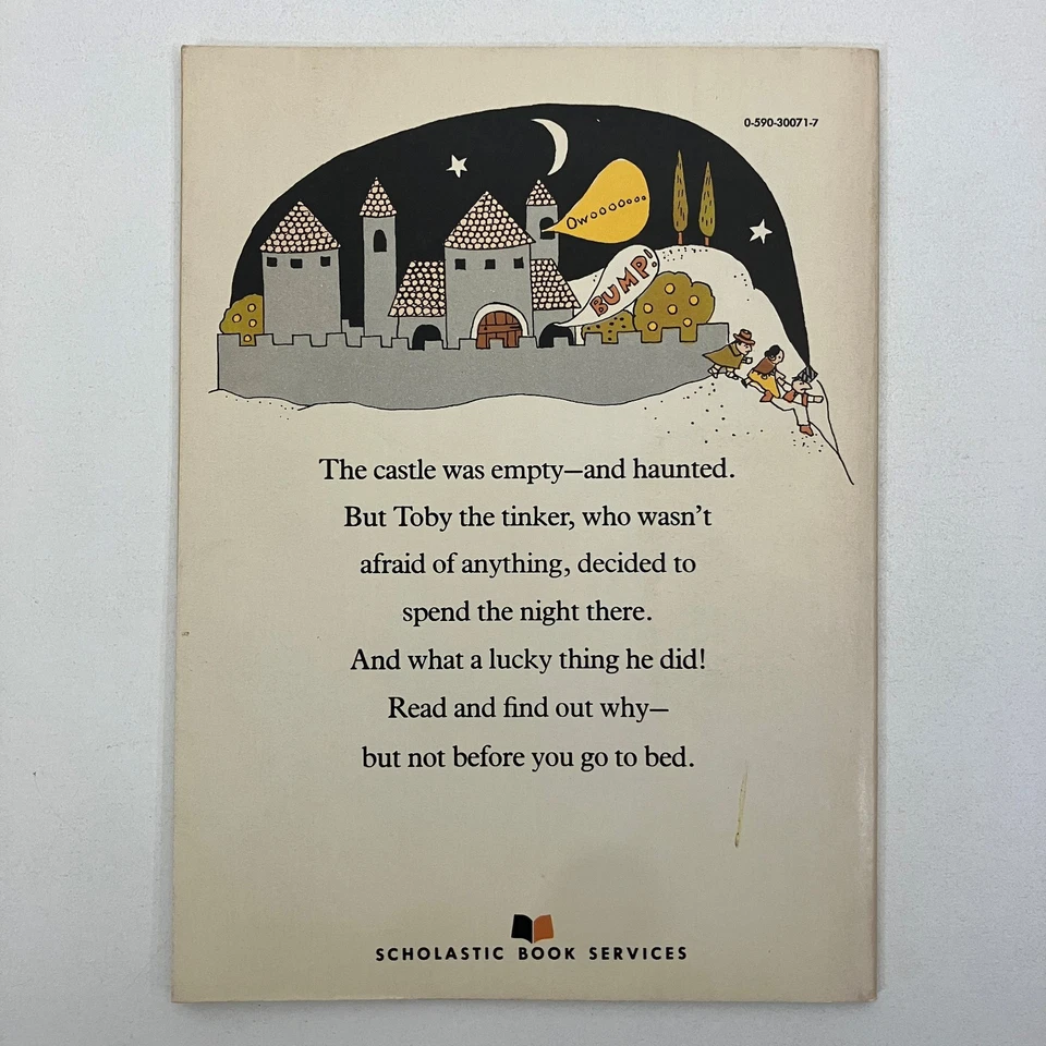 The Bump in the Night Anne Rockwell Kids Picture Book Halloween Scholastic VTG - Image 2 of 4