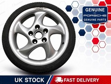 PORSCHE 911 993 996 REAR 18" TURBO TWIST ALLOY WHEEL 10JX18 ET65 99336214004