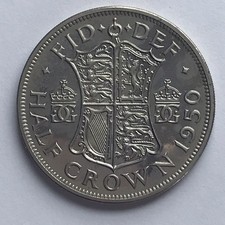1950 Half-Crown Coin - George VI Era (1936-1952) From A Proof Set Uncertified