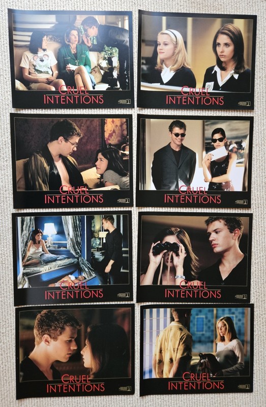 CRUEL INTENTIONS 1999 Lobby set 11x14 RYAN PHILLIPPE GELLAR REESE WITHERSPOON