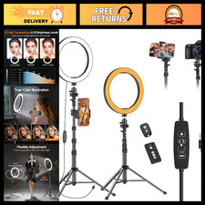 10" Ring Light with 55" Adjustable Tripod Stand  Phone Holder for Photography
