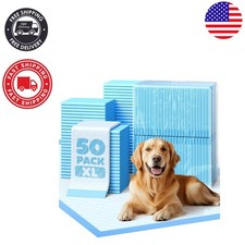 Robuste extra große Hundetraining Pads - 50er Pack 6-lagiger Schutz, 34" x 28"