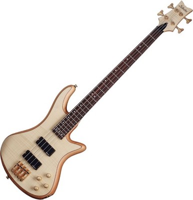 Schecter Stiletto Custom-4 Electric Bass Gloss Natural