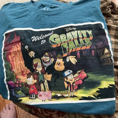 Disney Unisex Welcome To Gravity Falls Sz L Shirt