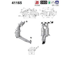 AS Katalysator Kat für ALFA ROMEO GT (937) 41165