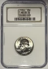 1955 Washington 25c NGC MS65 W ‼️SCARCE VINTAGE SLAB, SERIAL # ABOVE with W‼️