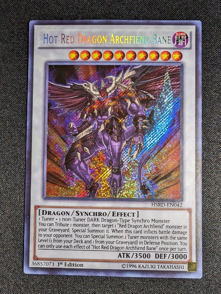 Yugioh - Hot Red Dragon Archfiend Bane HSRD-EN042 1st Edition