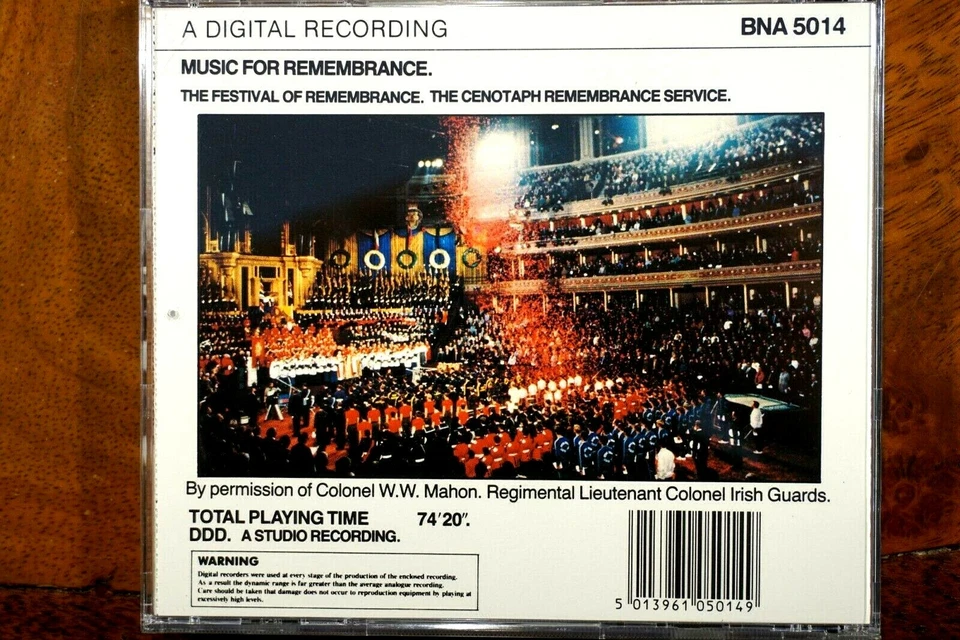 Music For Remembrance - The Band Of The Irish Guards - компакт-диск, очень хорошее состояние - Изображение 2 из 2