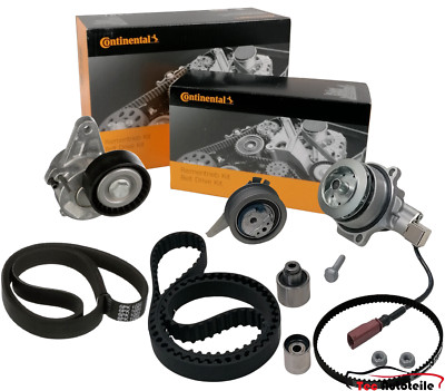 CONTINENTAL Zahnriemensatz Keilrippenriemen für Audi Seat Skoda VW 1.6 2.0 TDI