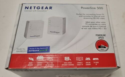 NETGEAR Powerline 500 1-Port Starter Kit (XAVB5201) - Afbeelding 1 van 3