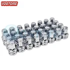 (32) 14x1.5 Flat Seat Lug Nuts for Ford Super Duty F-250 F-350 450 HCPZ-1012-B