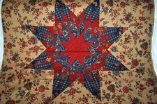 Vintage Joan Kessler for Concord  Cotton Quilt Floral Fabric 1 yard 32"Lx 44"W 