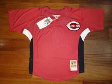 Ken Griffey Jr. 2007 Mitchell & Ness Men's Reds MLB Pullover BP Jersey $130