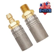 Metal Extended  Air Charging Quick Release Adapter Socket 1/8 BSP 8mm 1PC