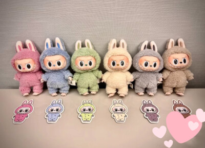 Authent POP MART LABUBU Plush Dolls- The Monsters Exciting Macaron Blind Box Toy