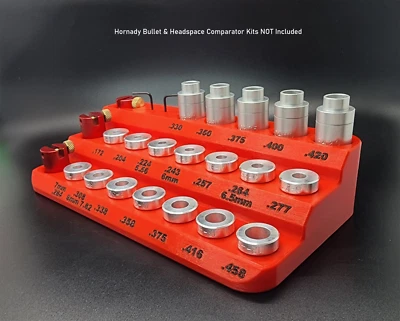Hornady Bullet Comparator Anvil Headspace Storage Table Stand Organizer RMD3D