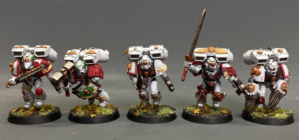 Warhammer 40K Vanguard Veteran Squad White Scars 5-Man Jump Pack