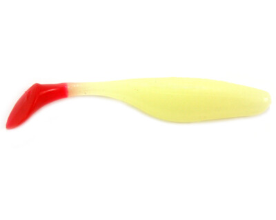 Jenzi River Shad Usa-Bass Rubber Bait White Red Perch Firefly