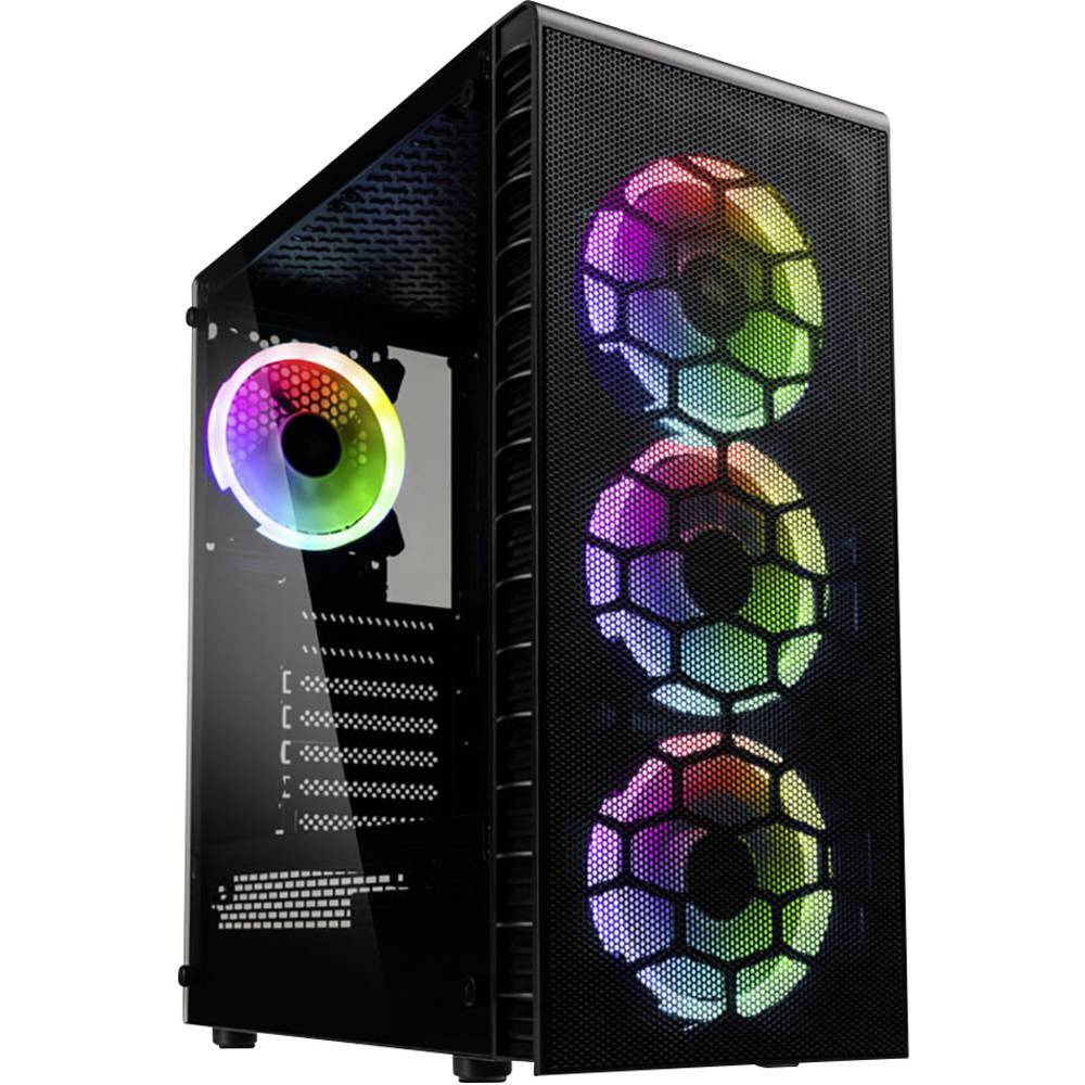 Игровая Midi-башня Kolink OBSERVATORY LITE MESH-Gehuse Schwarz 11390₽