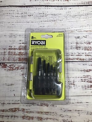 Ryobi A96SE51 Spiral Screw Extractor Set (5-Piece) Tool Hardware