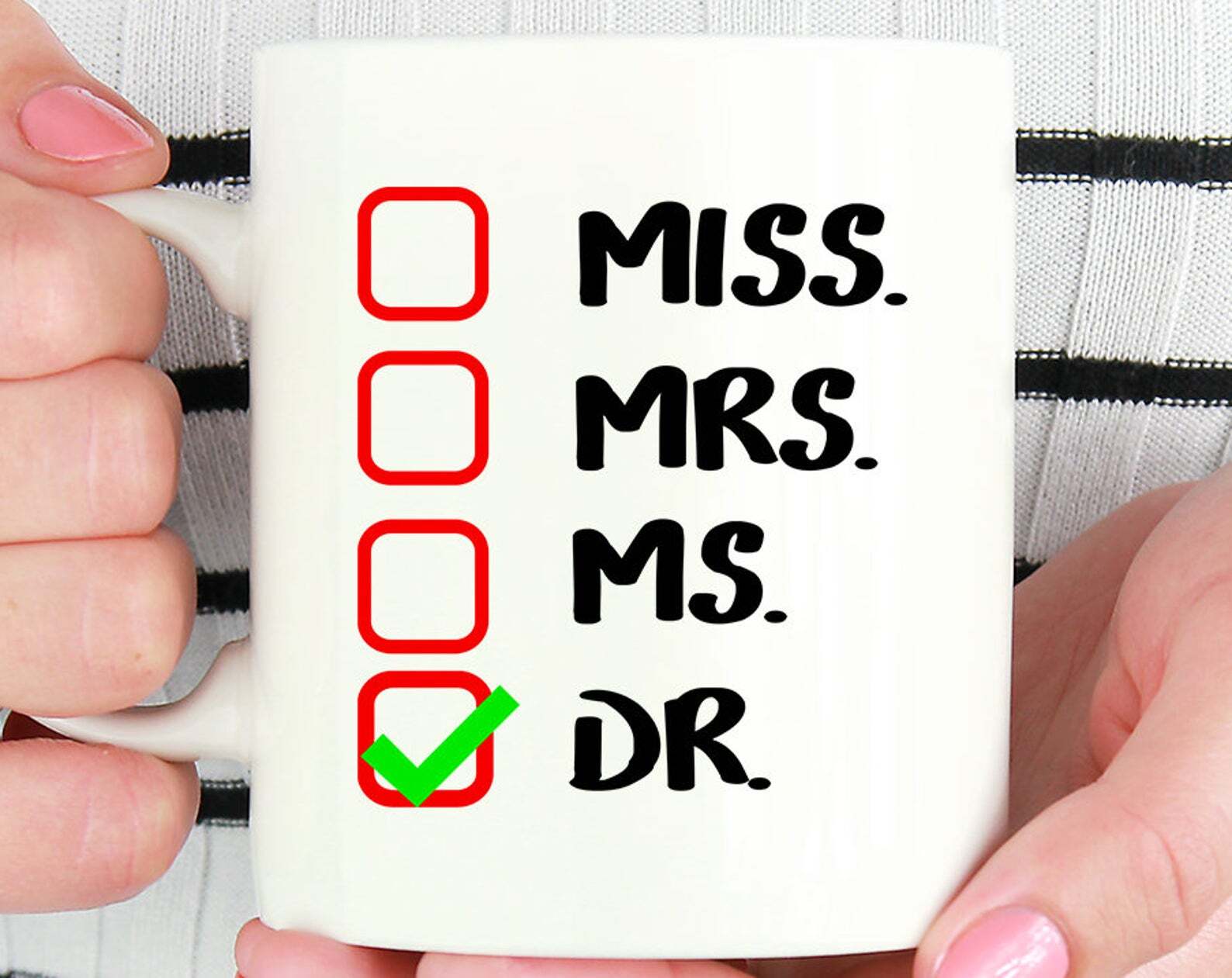 Doctor Mug Miss Mrs Ms Dr Mug Doctor Coffee Mug Dr Mug Funny Doctor Mug Gift For