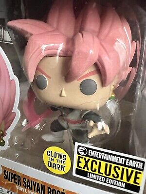 Dragon Ball Super Saiyan Rose Goku Black Glow-in-the-Dark Funko Pop! Vinyl  Figure #1279 - Entertainment Earth Exclusive