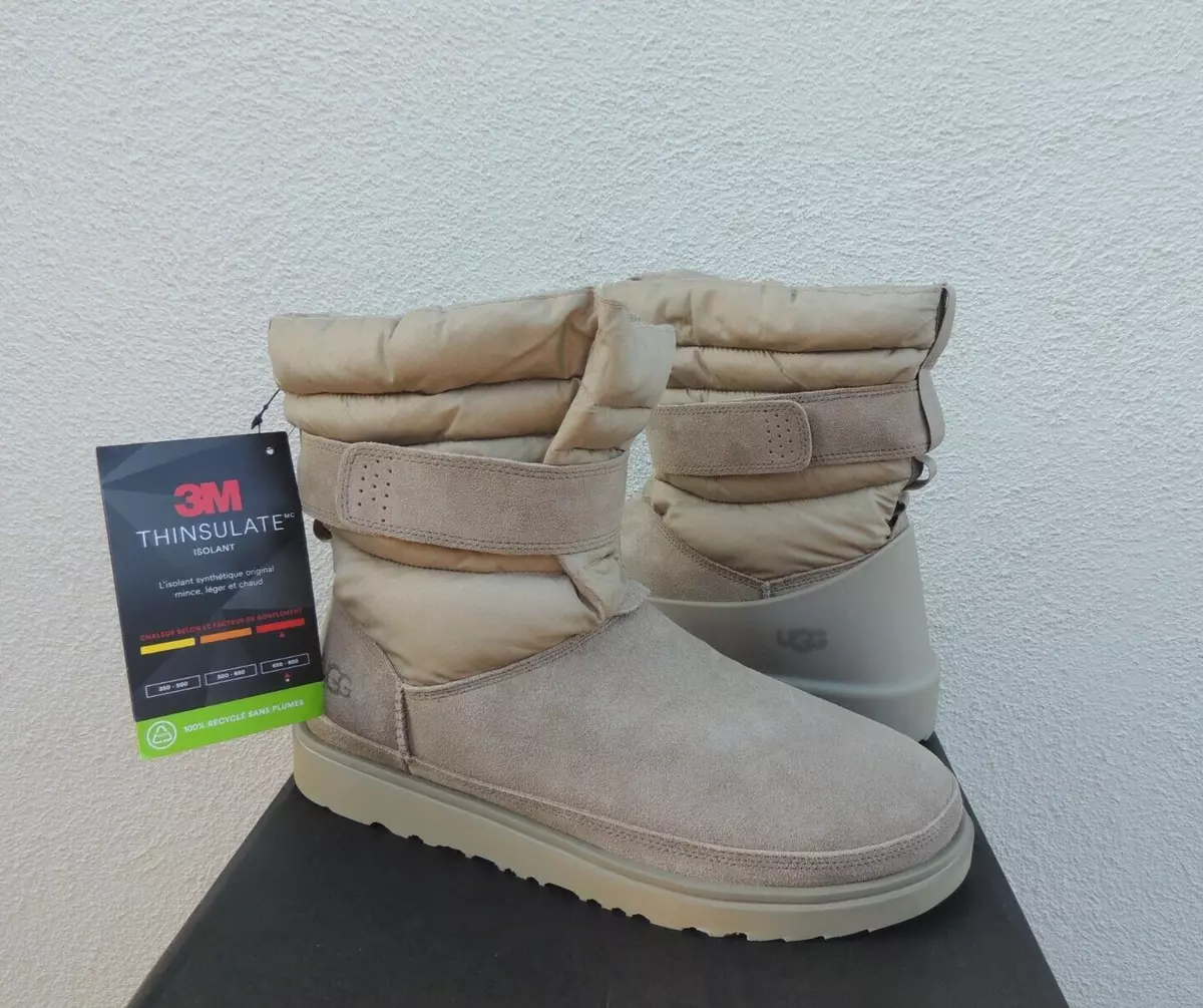 UGG DUNE CLASSIC SHORT PULL-ON WEATHER WINTER BOOTS, MEN US 10/ EUR 43 ~ NIB