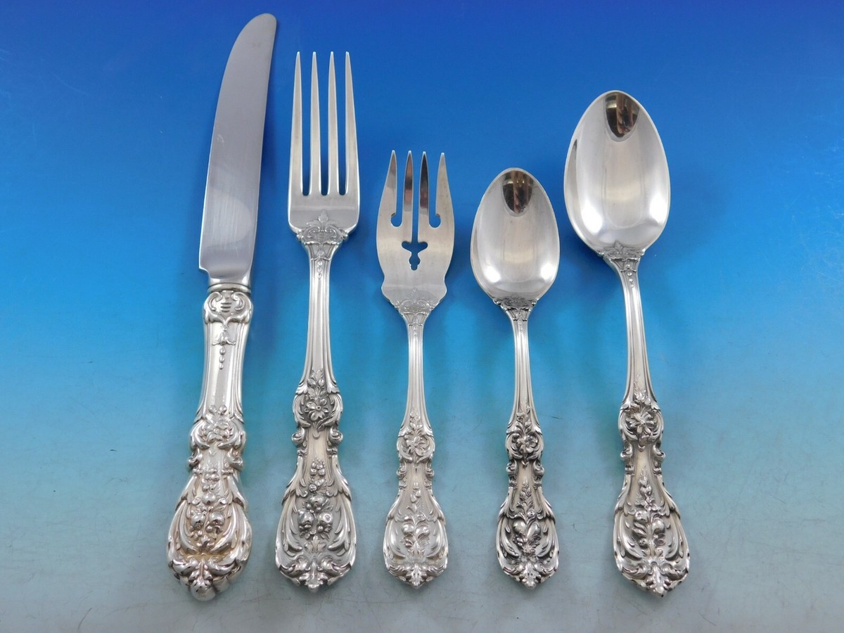 Francis I Reed & Barton Old Sterling Silver Flatware Set Service