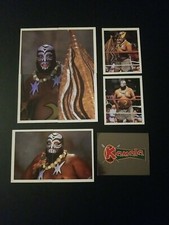 1992 WWF Merlin 9 Sticker lot KAMALA UGANDAN GIANT WWE WCW LJN WCCW RARE HTF